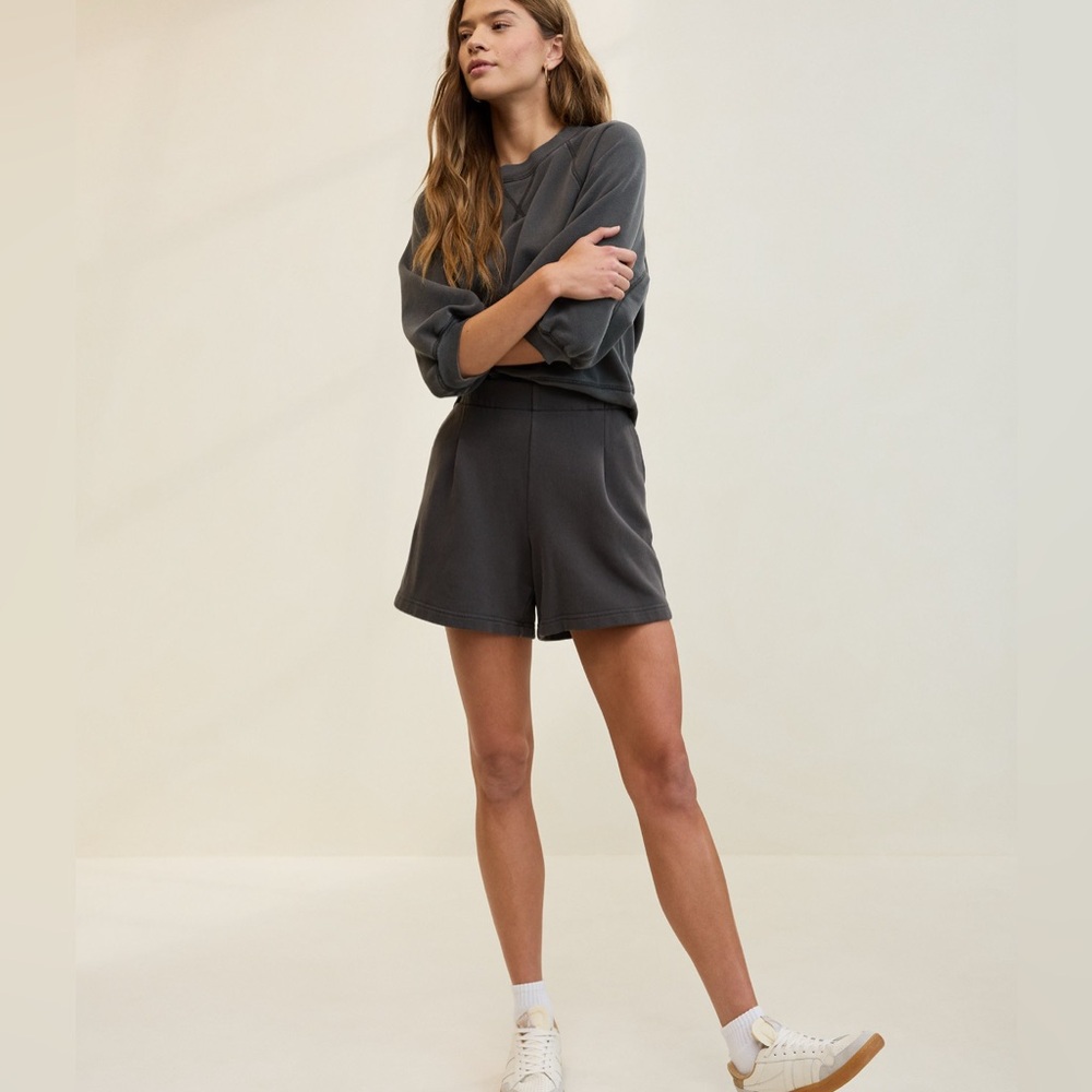 Aerie•New Heights Trouser Fleece Short•Size xs•NWT